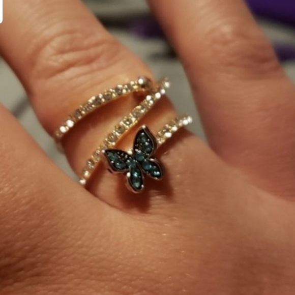 ❗Last One❗Exquisite Rose Gold Butterfly Ring - Picture 3 of 5